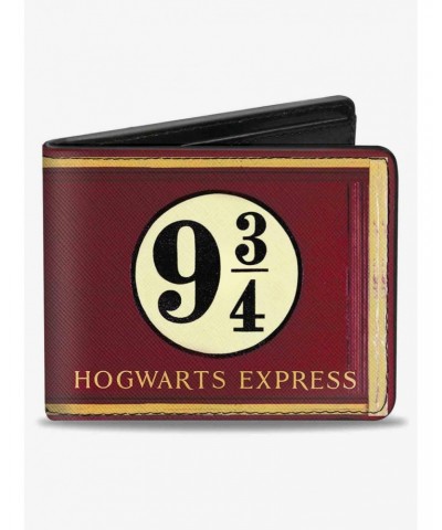 Harry Potter Hogwarts Express 9¾ Burgundy Bifold Wallet $7.32 Wallets