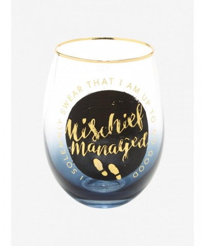 Harry Potter Mischief Managed Glass Cup $5.41 Cups