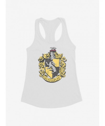 Harry Potter Hufflepuff Logo Girls Tank $5.98 Tanks