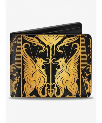 Fantastic Beasts Obscurus Book Binding Close Up Bifold Wallet $7.32 Wallets