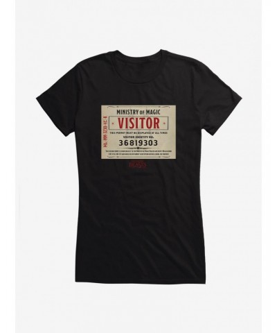 Fantastic Beasts Ministry Of Magic Visitor Girls T-Shirt $6.18 T-Shirts