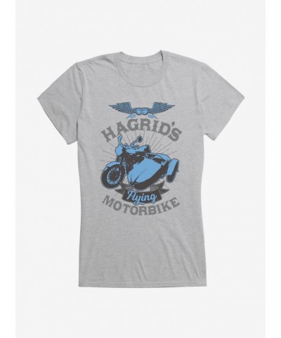 Harry Potter Hagrid's Flying Motorbike Icon Girls T-Shirt $6.18 T-Shirts