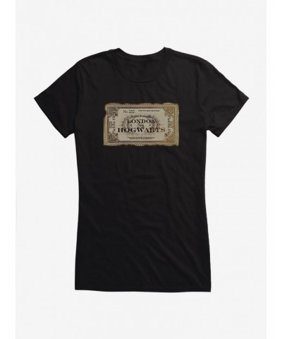 Harry Potter Ticket To Hogwarts Girls T-Shirt $9.16 T-Shirts