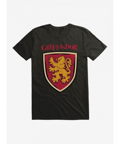 Harry Potter Gryffindor Modern Geometric Emblem T-Shirt $7.27 T-Shirts