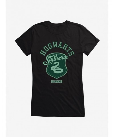 Harry Potter Hogwarts Slytherin Alumni Girls T-Shirt $6.57 T-Shirts