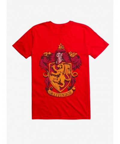 Harry Potter Gryffindor Lion Logo Extra Soft T-Shirt $10.05 T-Shirts