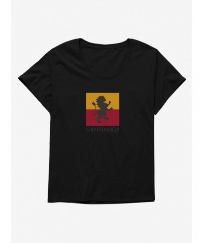 Harry Potter Gryffindor Flag Girls T-Shirt Plus Size $10.64 T-Shirts