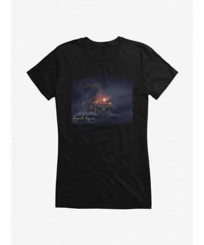 Harry Potter Hogwarts Express Illustrated Girls T-Shirt $6.18 T-Shirts